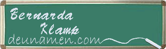 Bernarda Klamp Visitenkarte